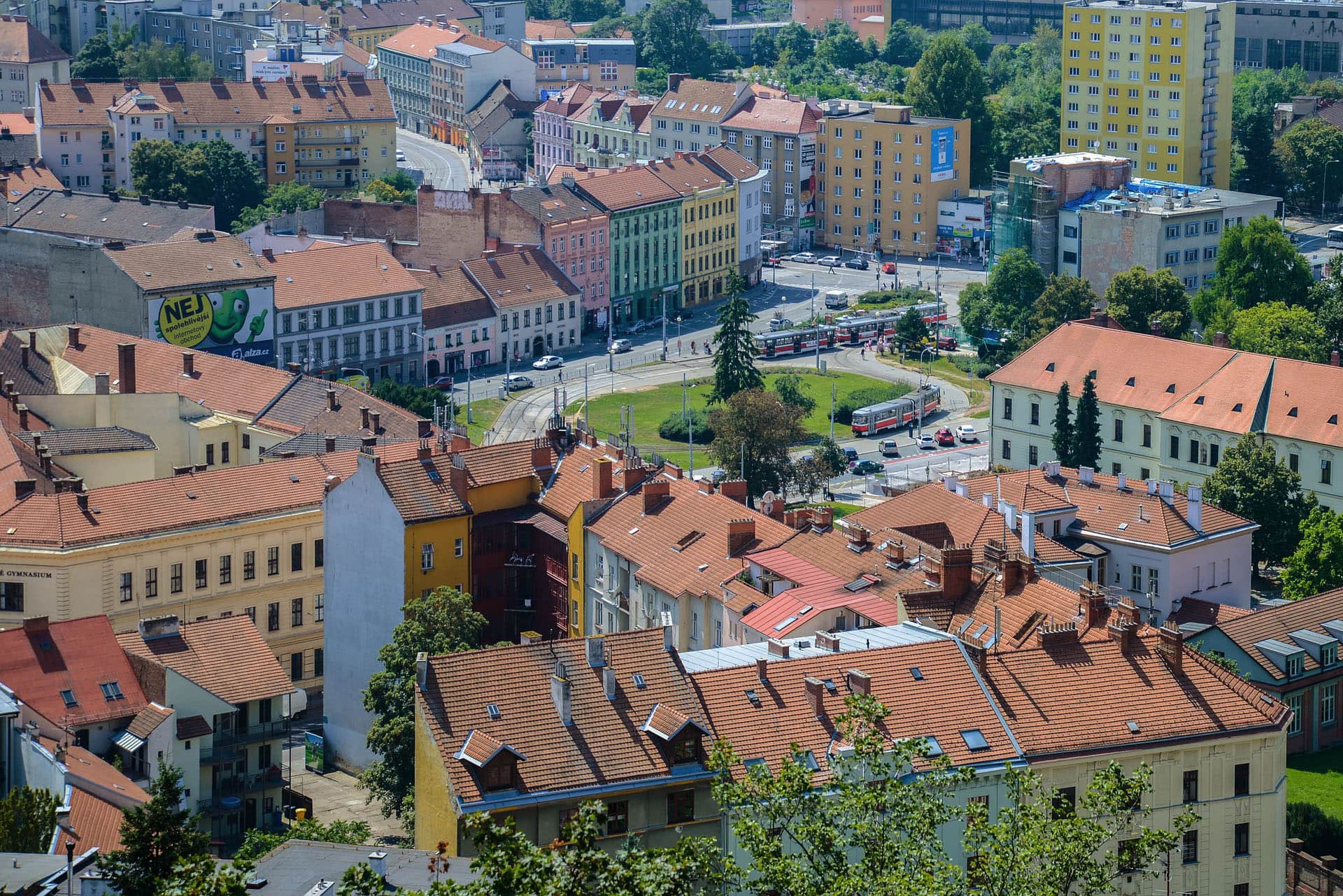 Vue de la ville Brno - République Tchèque